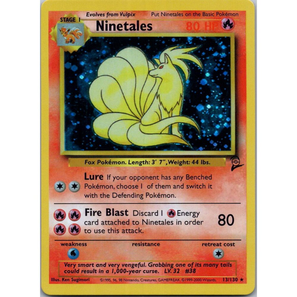 Ninetales Base Set 2 "Reprinted"